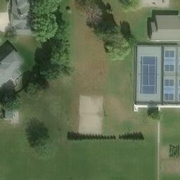 Garner Beach Volleyball Court #1 — aerial view