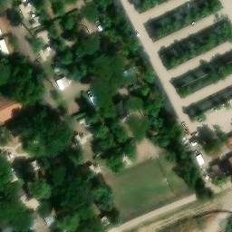 Grass Volleyball Court — aerial view