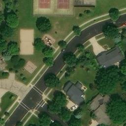 Middleton Beach Volleyball Court #1 — aerial view