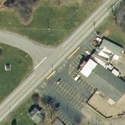 Village of Bergen Beach Volleyball Court — aerial view