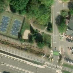 Shorewood Hills Beach Volleyball Court — aerial view