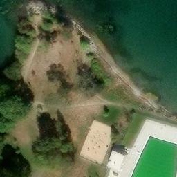 Portsmouth Beach Volleyball Court — aerial view