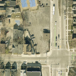 Riverwest Beach Volleyball Court — aerial view
