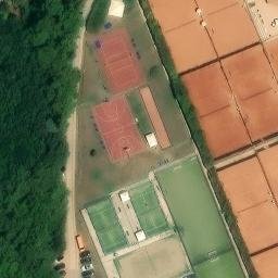 Volleyball Court — aerial view