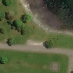 New Castle Beach Volleyball Court #2 — aerial view