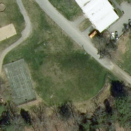 Westminster Beach Volleyball Court — aerial view