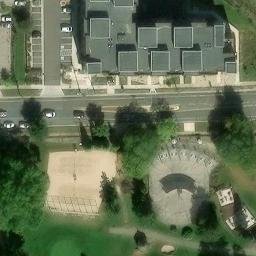 Madison Beach Volleyball Court #3 — aerial view
