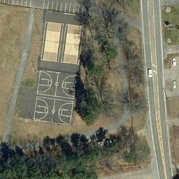 Town of Milton Beach Volleyball Court #2 — aerial view