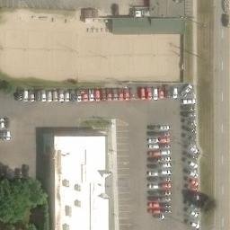 Davison Beach Volleyball Court — aerial view