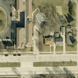 Wauwatosa Beach Volleyball Court #1 — aerial view