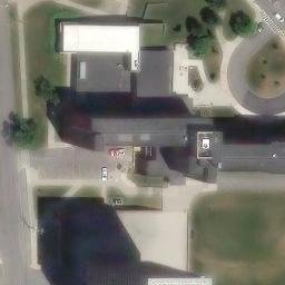 City of Syracuse Beach Volleyball Court #4 — aerial view
