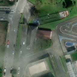 Volleyball Court — aerial view