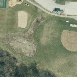 Brookfield Beach Volleyball Court #2 — aerial view