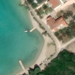 Sand Volleyball Court — aerial view