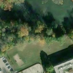 London Beach Volleyball Court #3 — aerial view