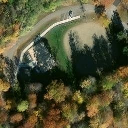 St. Johns Beach Volleyball Court — aerial view