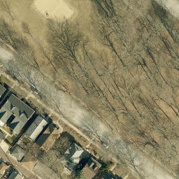 Bay View Beach Volleyball Court #1 — aerial view