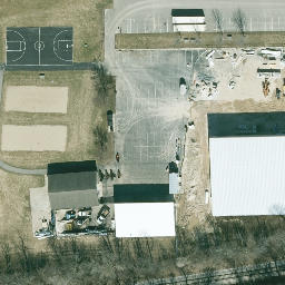 Town of Genesee Beach Volleyball Court #2 — aerial view