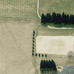 Town of Ottawa Beach Volleyball Court — aerial view