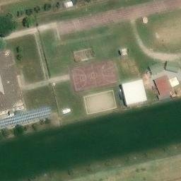 Volleyball Court near Piombino — aerial view