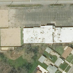 Town of Tonawanda Beach Volleyball Court #1 — aerial view
