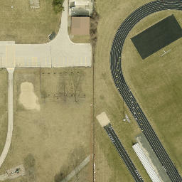 Saint Francis Beach Volleyball Court #1 — aerial view