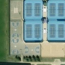Allendale Charter Township Beach Volleyball Court #7 — aerial view