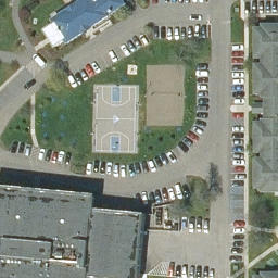 Eggertsville Beach Volleyball Court — aerial view