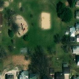 West Union Beach Volleyball Court #1 — aerial view