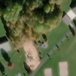 Village of Skaneateles Beach Volleyball Court #2 — aerial view