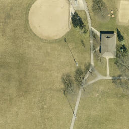 Greendale Beach Volleyball Court #2 — aerial view