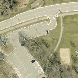 Greendale Beach Volleyball Court #1 — aerial view
