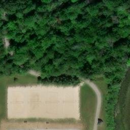 Genesee County Beach Volleyball Court #3 — aerial view