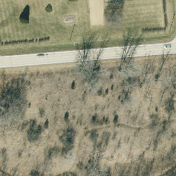 Muskego Beach Volleyball Court #7 — aerial view