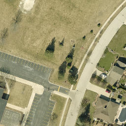 Franklin Beach Volleyball Court #2 — aerial view