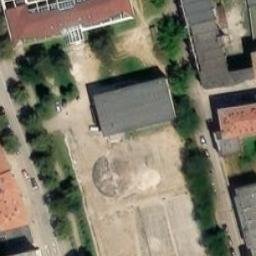 Volleyball Court — aerial view