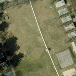Amesbury Beach Volleyball Court #3 — aerial view
