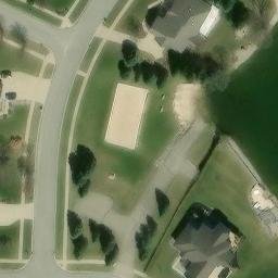 Watertown Charter Township Beach Volleyball Court #2 — aerial view