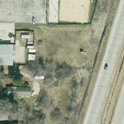 Wind Lake Beach Volleyball Court — aerial view