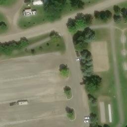 Oakland County Beach Volleyball Court #26 — aerial view