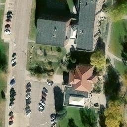 Chadron Beach Volleyball Court #3 — aerial view