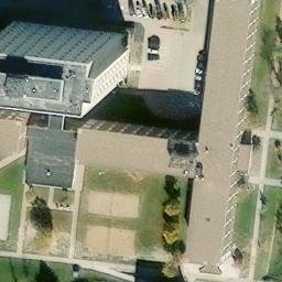 Chadron Beach Volleyball Court #1 — aerial view