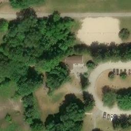 Park Township Beach Volleyball Court #3 — aerial view