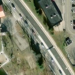 Lake Orion Beach Volleyball Court — aerial view