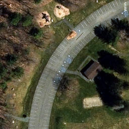 Rensselaer County Beach Volleyball Court — aerial view