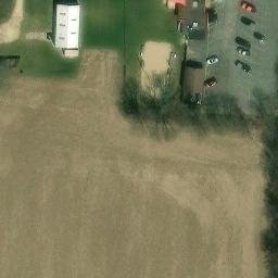 Milton Beach Volleyball Court #2 — aerial view