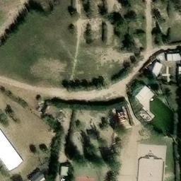 Volleyball Court near Torreilles — aerial view