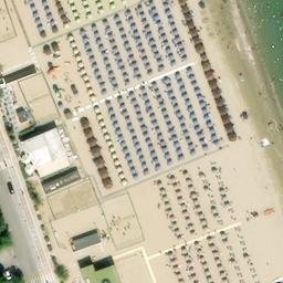 Sand Volleyball Court — aerial view