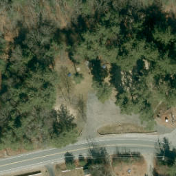 Hudson Beach Volleyball Court #1 — aerial view