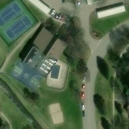 Meridian Charter Township Beach Volleyball Court #12 — aerial view
